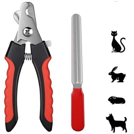 PSK PET MART Dog Grooming of Nail Cutter Large with Clipper and Flea Comb for Dogs
